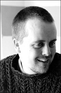 New novelist Halpin.