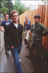 The Cops, from left: Brian Wall, Dave Weeks, Michael Jaworski, and John Randolph.