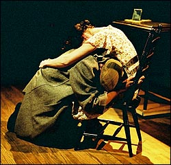 Czajkowski and Fischnaller in lovely Lefty anguish.