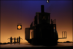 A three-hour tour? Florencia heads upriver.