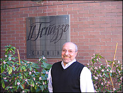 Carmine Smeraldo on the Terrazzo terrace.