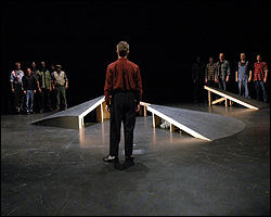 Here comes the bride: Mount (center) prepares to be tamed.