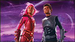 Shark Boy's dueling Taylors: Dooley (left) and Lautner.