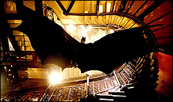 As the best Batman actor yet, Bale shows one of the crime fighter's many moods.