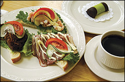 Can't decide on a sandwich? Have three. And how about a punch roll?