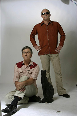 The Go-Betweens: Robert Forster, left, and Grant McLennan.