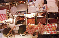 Longhorn's Pioneer Square assembly line in full production.