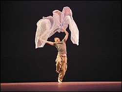 A man in his element: Madsen at work.