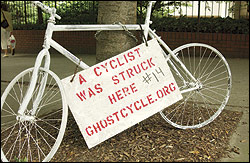 Cracks in the roadway brought down GhostCycler #14.