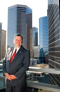 Mayor Greg Nickels is in a hurry to develop downtown but says, "We've got to do it gracefully."