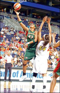 Thompson: She practiced signing autographs.