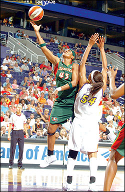 Thompson: She practiced signing autographs.