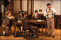 Moore (right) recalls hard-boiled journalism in a man's world.