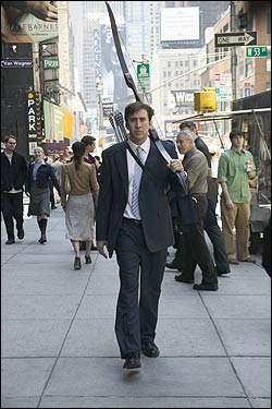 Cage weathers slings and arrows.