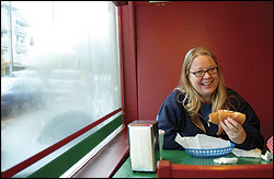 First stop on our fun-food tour of Green Lake: Diggity Dog Hot Dog & Sausage Company.