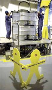 Processing radioactive waste at Hanford.