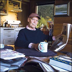 Raban at anchor on Queen Anne Hill.