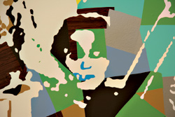 Making contact: a detail from Santiago Cucullu's The Fates Await.