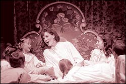 One fun nun: Kim Huber as Maria.