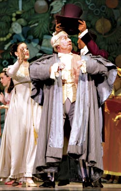 Flemming Halby took his final turn as Drosselmeier in PNB's Nutcracker on Dec. 21.