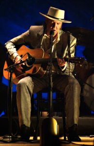 Young borrows six strings from Hank Williams.