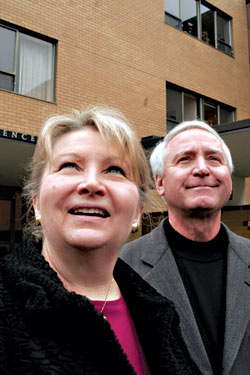 Sister Fran Ferder and the Rev. John Heagle.
