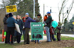 At the zoo on Feb. 25: critical mass.