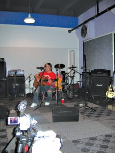 3CE makes music the old-fashioned way at the Podcast Hotel.