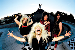 The original Buttrockers: from left, Diana Cardiff, Bob Gregory, Jana Hill, and Matt Mulkerin.