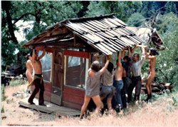 Hey, where do I hang my toolbelt? A communal roof raising.