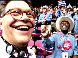 Franken on the campaign trail?