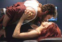 Don't kiss her, you fool! Jackman and Janssen.