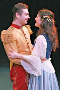 Hero worship: MJ Sieber and Alexandra Tavares as near-tragic lovers.