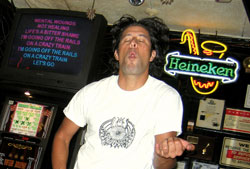 Schwartz: showing you his "O face."