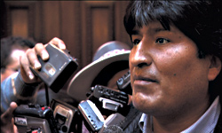 Insurgent candidate Morales.