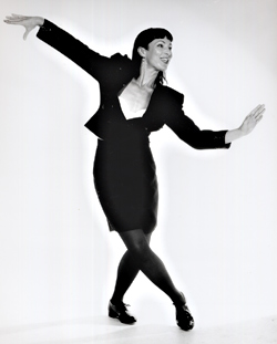 Holiday hoofer Cheryl Johnson.