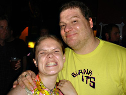 Foss and his darling companion.