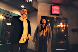 All puffed out and no place to go: Zig Zag patrons ponder where to dispose of their cancer sticks.