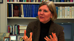 Harvard's Elizabeth Warren warns against debt.