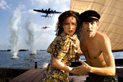 Start the war without me! The unsinkable van Houten and Michiel Huisman flee the Nazis.