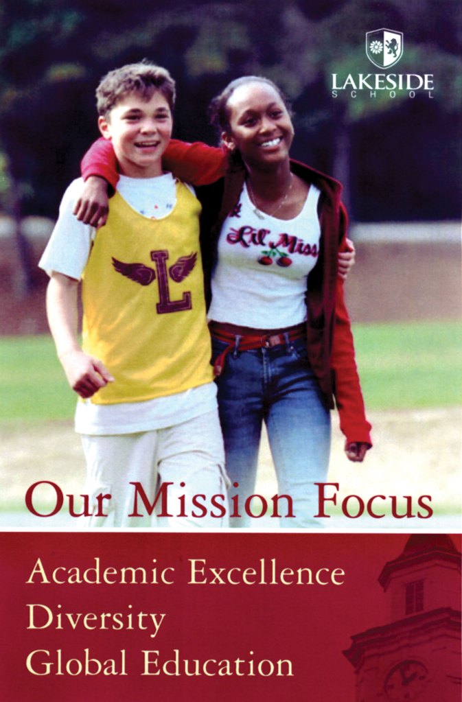 A promotional brochure for the school.
