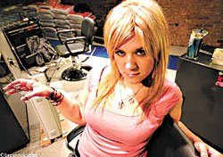 Carly Nicklaus of the Catch and U.S.E., hairstylist at VAIN.