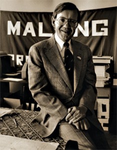 Maleng in 1978, the year he was first elected King County prosecutor.
