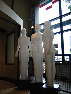 Pressure: inflatable figures by UW 2007 MFA grad Kristine Veith.