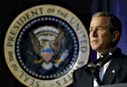 The Decider in Chief.