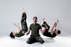 GIs meet B-boys at Spectrum.