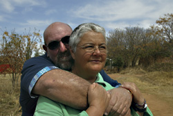 Child rescuers Marion and Con Cloete.
