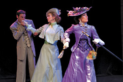 Taproots Earnest: working hard for laughs.