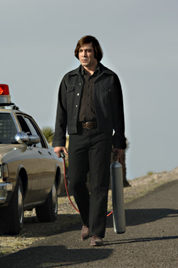 Bardem as the killer with his own peculiar code.