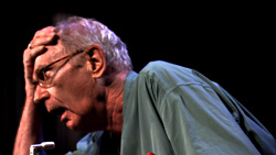 The late Reilly, purging his past onstage.